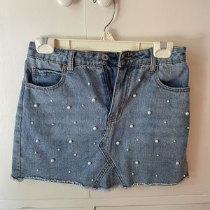 Sunset and spring mini skirt!